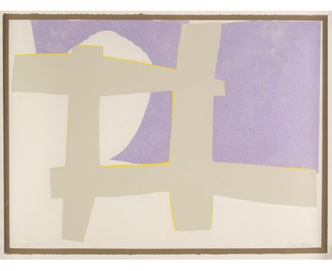 AR  * Blow (Sandra, 1925-2006). Cambridge, 1990, colour screenprint on wove paper with deckled edges, signed and inscribed 'A