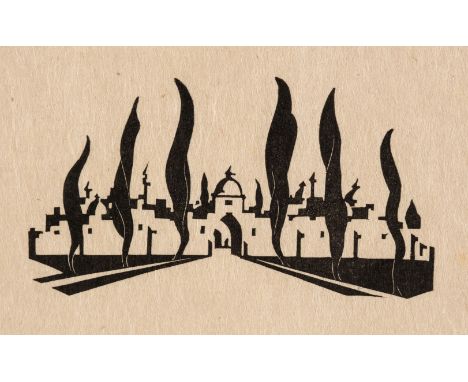 AR  * Gibbings (Robert, 1889-1958). Twelve Woodcuts (Decorations for Erewhon by Samuel Butler, 1923), portfolio of 12 woodcut