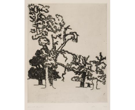 * Armitage (Kenneth, 1916-2002). Landscape, 1977, etching on Crisbrook handmade wove paper, from the published edition of 30 