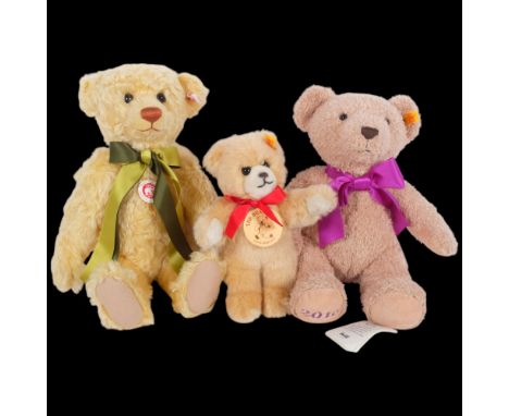 STEIFF - 3 teddy bears, including 35 Beige Cosy Year and Molly (3)