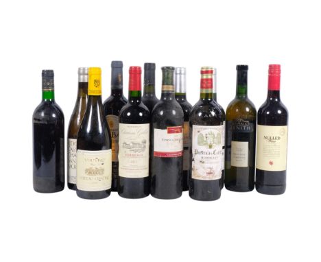 12 bottles of red and white wine, including Kumala Zenith 2004, Castillo San Lorenzo Rioja 2006