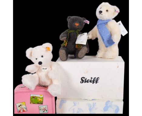 STEIFF - 3 teddy bears, including Lotte and Autumn, all boxed (3)