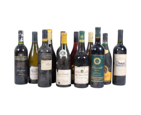 12 bottles of red and white wine, including Wynns Shiraz, and Berrys House Red