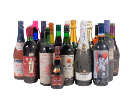 18 bottles of red, rose and white wine, including sparkling