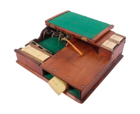 A 19th Century pawnbrokers multiple ticket writing machine&nbsp; / booking machine by Edwin Ponting, approx 1875 - Symmons &a
