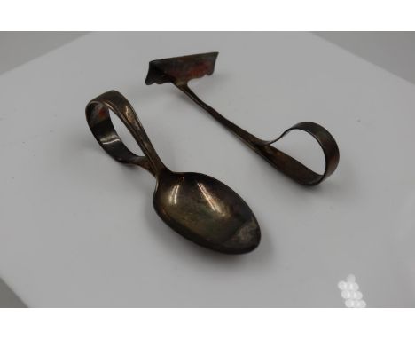 Hall marked silver two piece christening set combined 63g. Boxed (box A/F) UK P&amp;P Group 1 (£16+VAT for the first lot and 