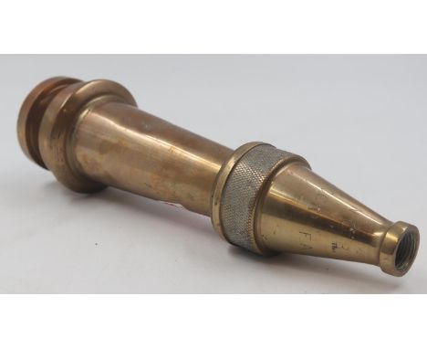 Clock face fire station fireguard hose nozzle. UK P&amp;P Group 2 (£20+VAT for the first lot and £4+VAT for subsequent lots) 
