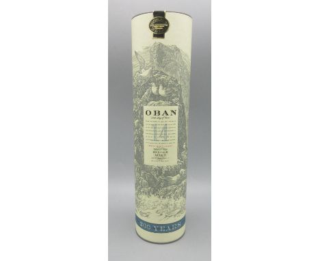 Oban 200th Anniversary 1994 edition 14 year old  West Highland Single Malt Scotch Whisky, 43% ABV / 70cl, in cardboard tube