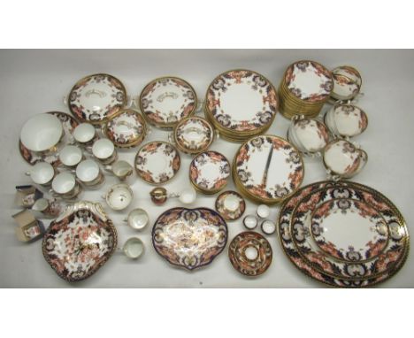 Large collection of Royal Crown Derby 'Derby Japan' and other patten dinner and tea wares, to incl. plates, dishes, teacups &