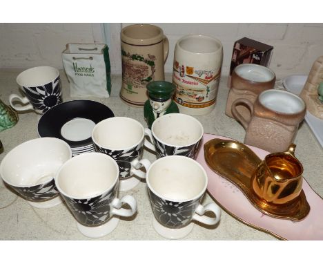 A selection of modern Carltonware; etc.