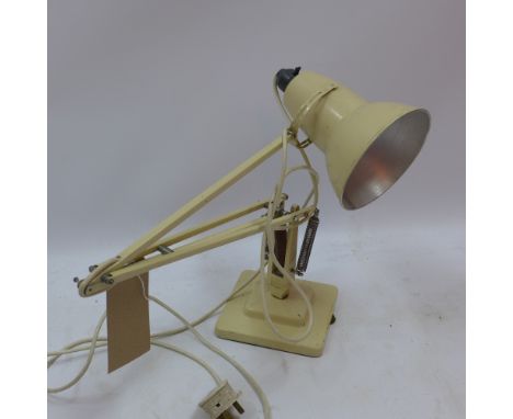 A Herbert Terry lamp-model 1227 from 1936, ivory painted.