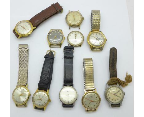 A collection of wristwatches, MuDu, Smiths Empire, Timex, etc. 