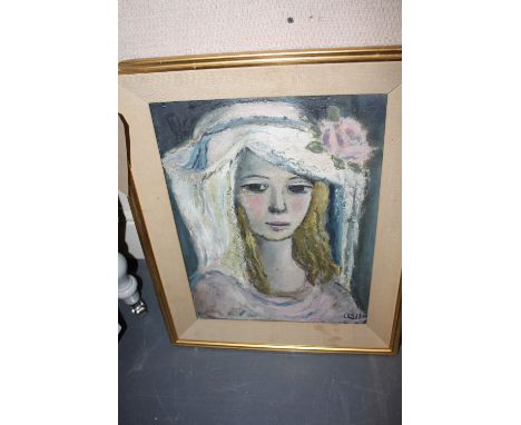 ASH, Portrait of a Young Lady, oil on canvas, 40cm x 30cm.