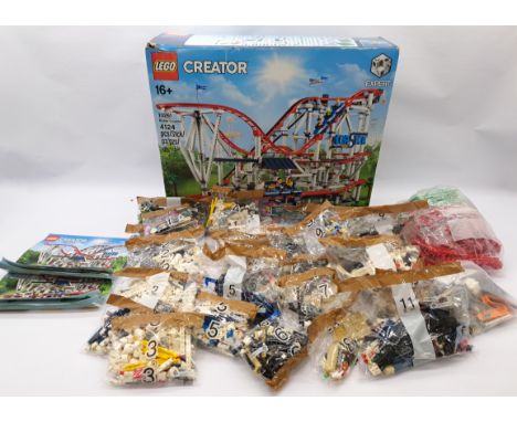 Lego Creator Set #10261 Roller Coaster, with instructions, dismantled and re-bagged, unchecked for completeness or correctnes