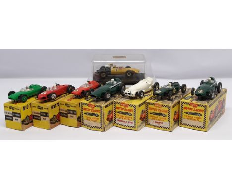 Airfix Motor Racing, 1:32nd Scale Cars to include Vanwall, Lotus, Cooper, Mercedes, plus others, previously used, but not tes