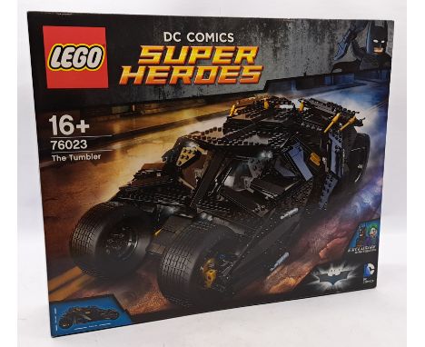 Lego #76023 DC Comics Super Heroes Batman -The Tumbler, within Excellent to Near Mint sealed packaging.