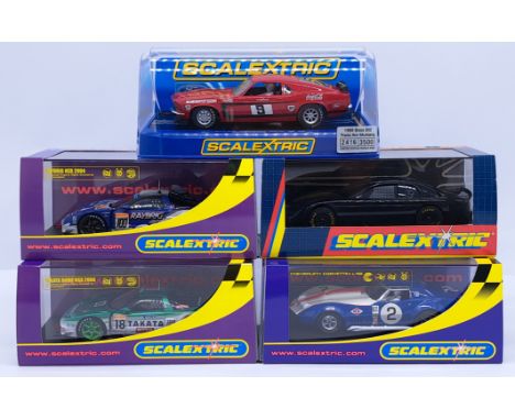 Scalextric Mixed Group, 1:32nd Scale Cars to include (1) C2123 Chevrolet Monte Carlo Black; (2)&nbsp;C2719 Takata Dome NSX 20