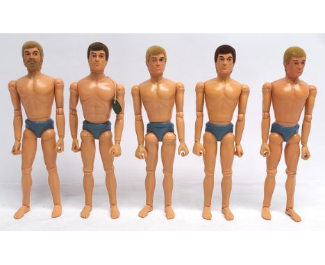 Palitoy Action Man vintage loose/undressed flock hair, dynamic body, eagle-eyed figures, includes 1 Talking Commander Figure 
