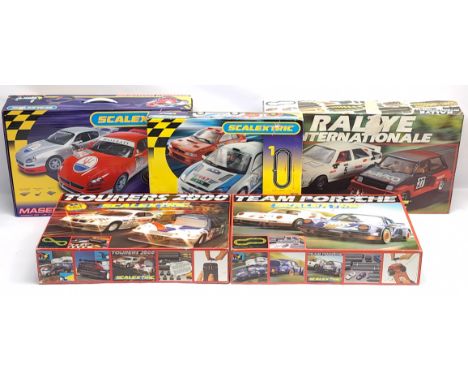 Scalextric, a group of Slot Racing Sets to include Maserati Challenge - Sealed contents - Near Mint to Mint, within Good Plus