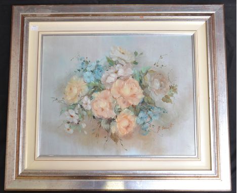 M BancotStill Life of Flowerssigned, oil on canvas