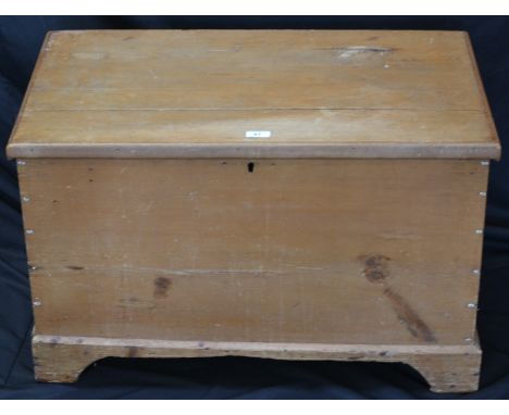 A vintage pine box
