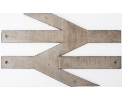 British railways cabside Double Arrow from an Electric Class 86. In as removed condition measures 27.5in long.