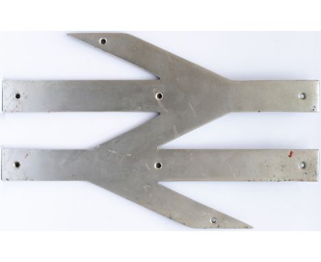 British Railways cabside DOUBLE ARROW as used on the LMR AM10 electric units that worked outer suburban trains from Euston an