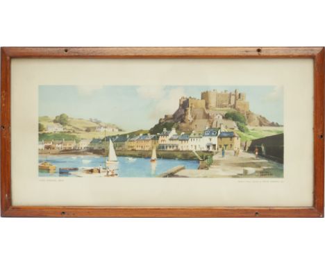 Carriage Print GOREY HARBOUR JERSEY by FRANK SHERWIN R.I. From the Southern Region B series issued in 1956. In excellent cond