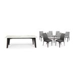 EMMANUEL GALLINA (ITALIAN), 'CONCORDE' DINING TABLE; MADE BY POLIFORM; EARLY 21ST CENTURY