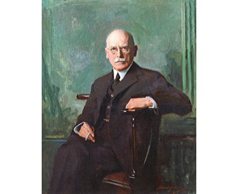 Cowan Dobson (1893-1980), Portrait of a gentleman, oil on canvas, signed and dated '36, 103cm x 83cm. DDS  Illustrated