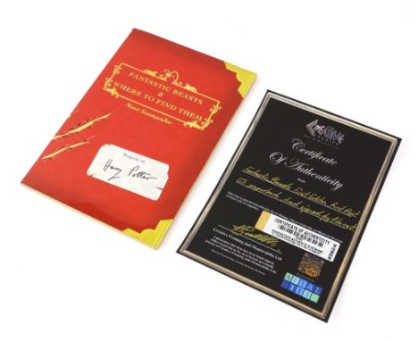 Fantastic Beasts and Where to Find Them (2016) First edition, first printing US paperback book, signed by members of the cast