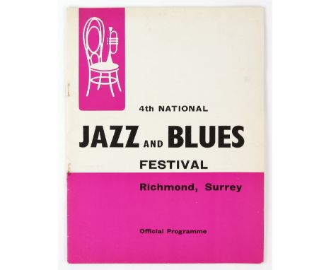 The Rolling Stones - ‘The 4th National Jazz &amp; Blues Festival’ August 8th &amp; 9th Richmond Surrey 1964 original programm