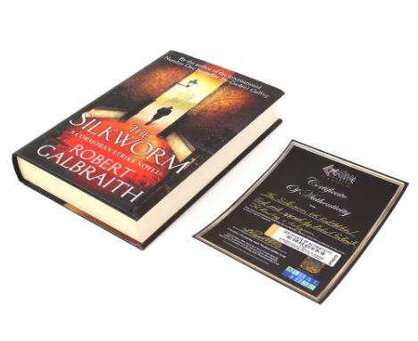 Robert Galbraith 'The Silkworm' - Hardback first edition book from 2014 published by Little, Brown, crime fiction novel by J.