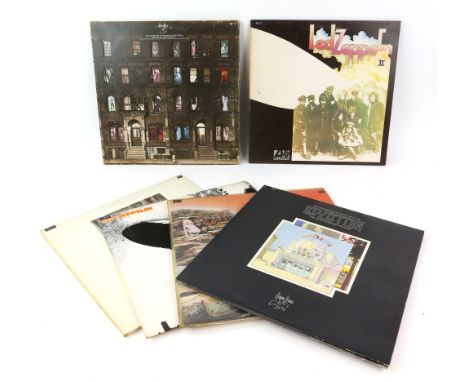 26 - 12 inch quality collectable Pink Floyd and Led Zeppelin rock vinyl records. Includes first or early pressings, on the At