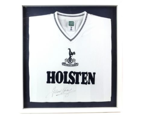 Glen Hoddle - Tottenham Hotspur signed football shirt, framed, 53 x 56 cm.        