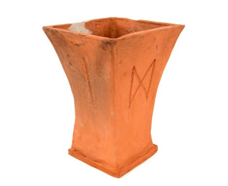 The Lord of the Rings - Dwarf Urn constructed from clay and used as set dressing around Moria, Approx. 30cm. Provenance: The 