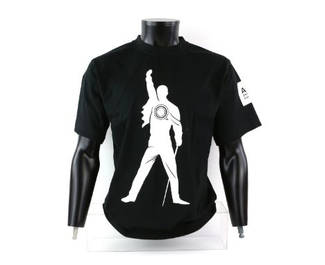 Queen - Two T Shirts from the 2010 Australian exhibition 'Queen The Unseen Archive', the white T shirt a Crew T Shirt, both n