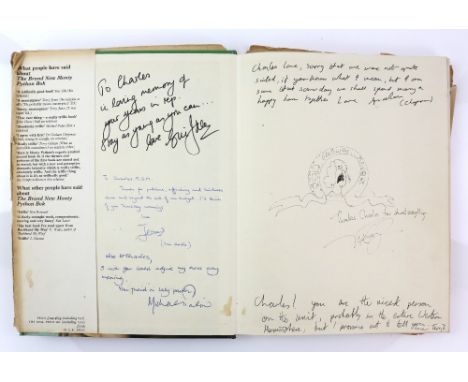 Monty Python - An autographed copy of ‘The Brand New Monty Python Bok’. First published in 1973, this particular hardback edi