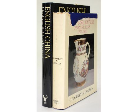 GODDEN (GEOFFREY A.) - CAUGHLEY AND WORCESTER PORCELAINS 1775-1800, ILLUSTRATED, CLOTH, DUST JACKET (PART), 1969 AND - ENGLIS