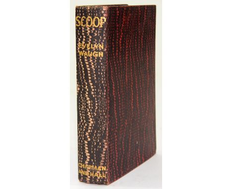 WAUGH (EVELYN), SCOOP, FIRST EDITION, CLOTH, SLIGHTLY WORN, SPINE FADED, 1938 