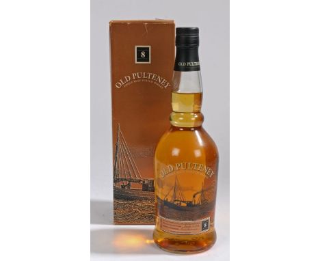 Old Pulteney Single Malt Scotch Whisky, aged 8 years, 40% vol. 70cl, boxed