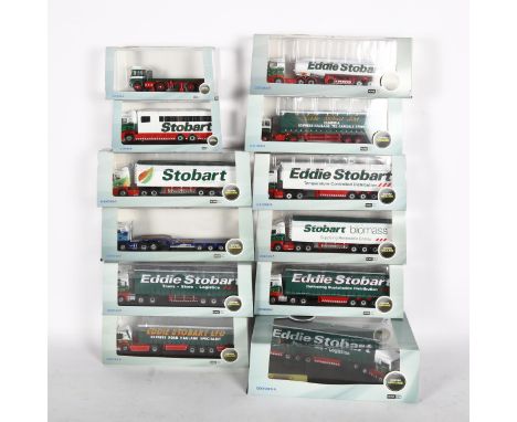 A quantity of Oxford Haulage scale 1/76 diecast models in perspex cases, including limited edition model MAN06CS no. 1780 of 