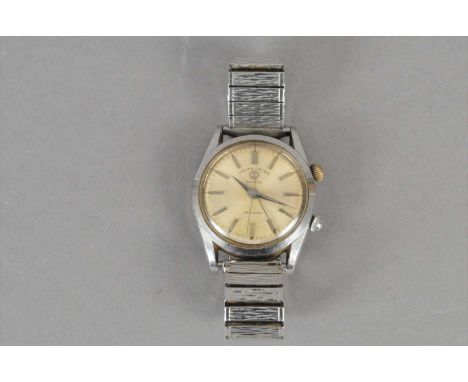Favre-Leuba Seabird Alarm Manufacturer: Favre-Leuba Model Name: Seabird Year: Circa 1960's Case No: 53023 Case Material: Stai