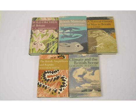 NEW NATURALIST: No. 18. Fleure, H J, A Natural History of Man in Britian, 1951; No. 19. Summerhayes, V S, Wild Orchids of Bri