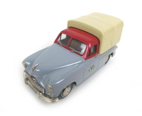 A limited edition Kenna Models die cast 1/43 scale classic car, a Vanguard Estate pickup, featuring a Massey Ferguson Tractor