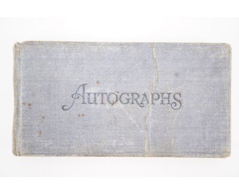 [ Autographs ] A vintage album containing autograph signatures of Glenn Miller, Laurel and Hardy, Peggy Ashcroft, Robert Morl