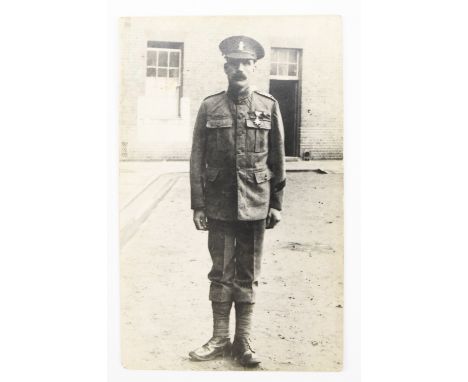 [ Victoria Cross ] A portrait postcard portraying Private James Smith. [Awarded the Victoria Cross for actions during the Fir