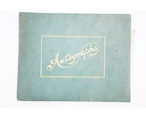 [ Autographs ] A vintage album containing autograph signatures of Harry Lauder and others