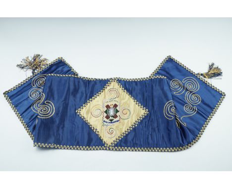 A Second World War Black Watch embroidered runner