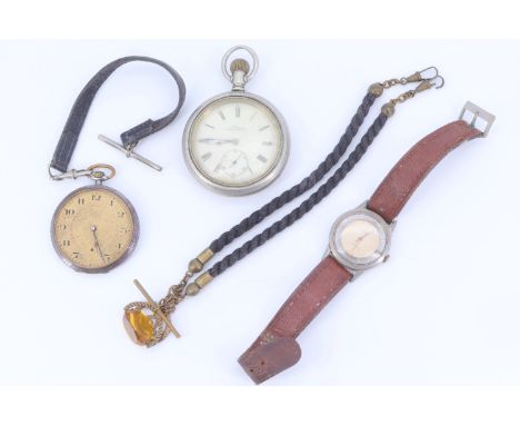 A 1960s Capital Lucite wristwatch, having a 17 jewel movement mounted in a Lucite frame, within a nickel case, the dial being